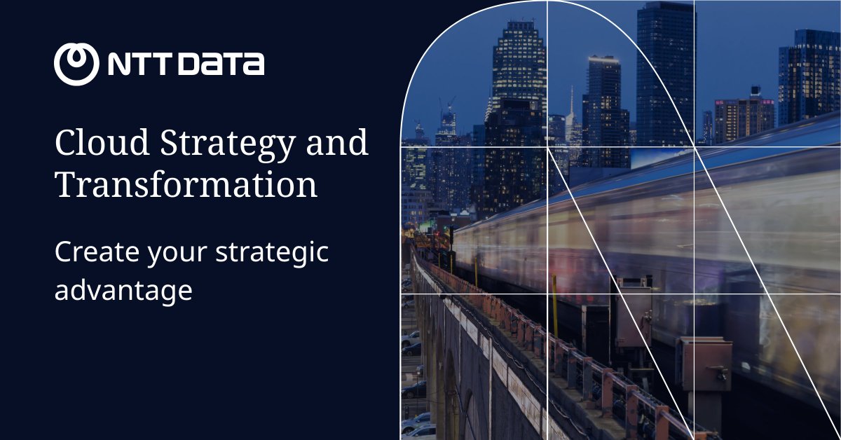 LisaBridwell's tweet photo. Is your cloud strategy aligned to your business strategy? ☁️ 

Let NTT DATA help you identify and solve your most pressing business problems with a value-based cloud strategy. 💡

➡️ Reach out to our team today: https://t.co/rbjTASBoxT https://t.co/qkRfS3VaLp