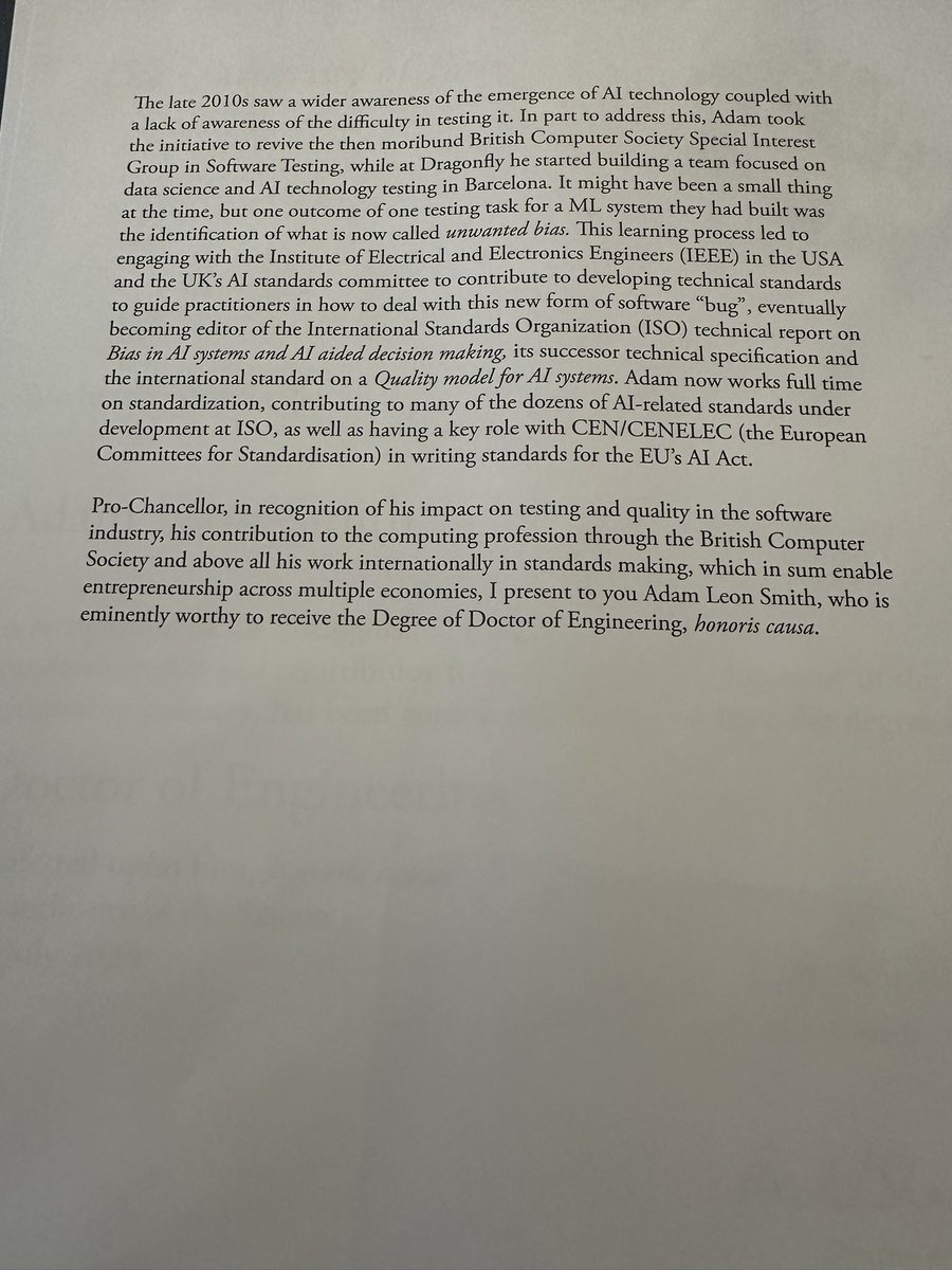 LayerGeoff's tweet image. Absolutely proud of my lad,Adam Leon Smith, receiving an honorary doctorate in Engineering from the University of Bath today