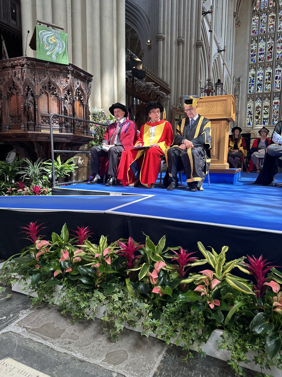 LayerGeoff's tweet image. Absolutely proud of my lad,Adam Leon Smith, receiving an honorary doctorate in Engineering from the University of Bath today