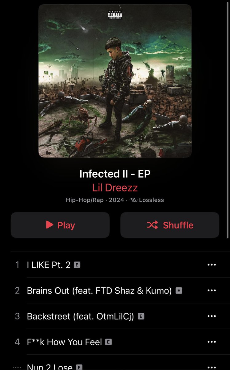 lildreezz's tweet photo. “Infected II” OUT NOW❤️‍🔥take a listen https://t.co/DRxENgeUK0