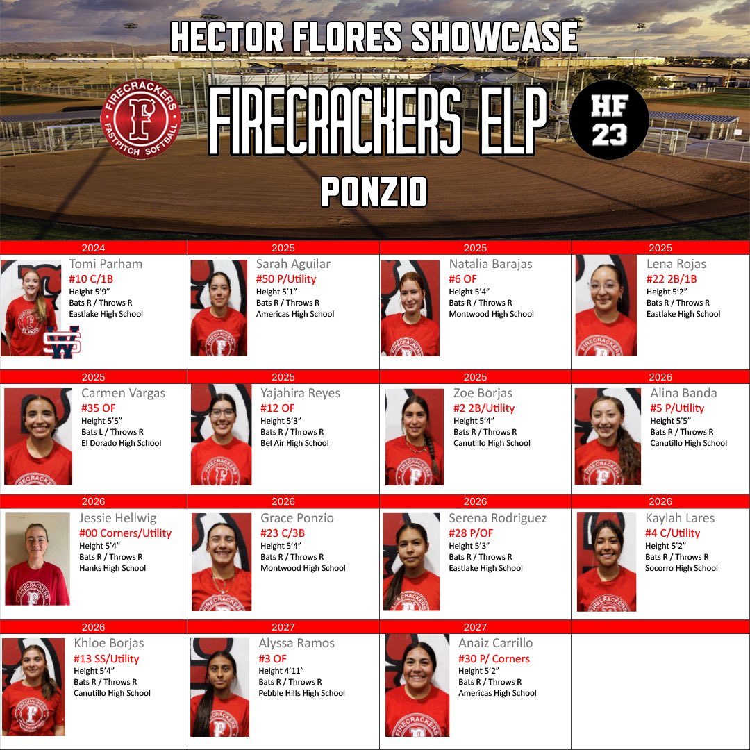 Pool play schedule for the Hector Flores Showcase tomorrow. Come check us out!!!