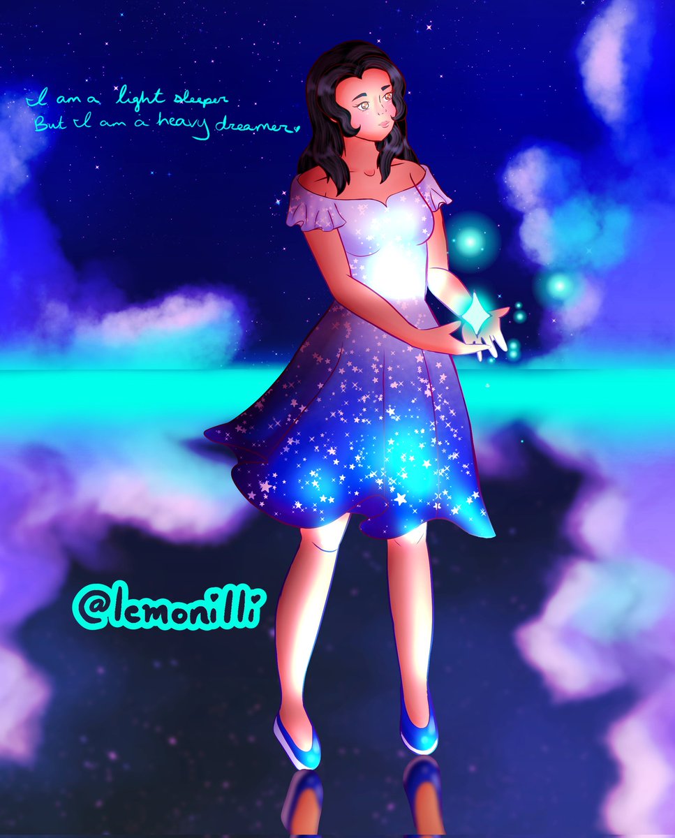 lemonilli's tweet image. happy birthday Bea 💛🌙 #oc #originalcharacter