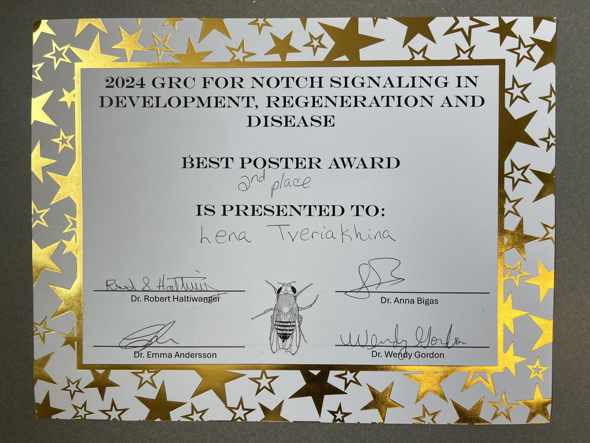 BlacklowLab (@blacklowlab) on Twitter photo Congrats to Lena who received 2nd place for her poster! <a href="/LenaTveri/">Lena Tveriakhina</a> <a href="/GordonConf/">Gordon Research Conferences</a> Congrats to Lena who received 2nd place for her poster! <a href="/LenaTveri/">Lena Tveriakhina</a> <a href="/GordonConf/">Gordon Research Conferences</a>