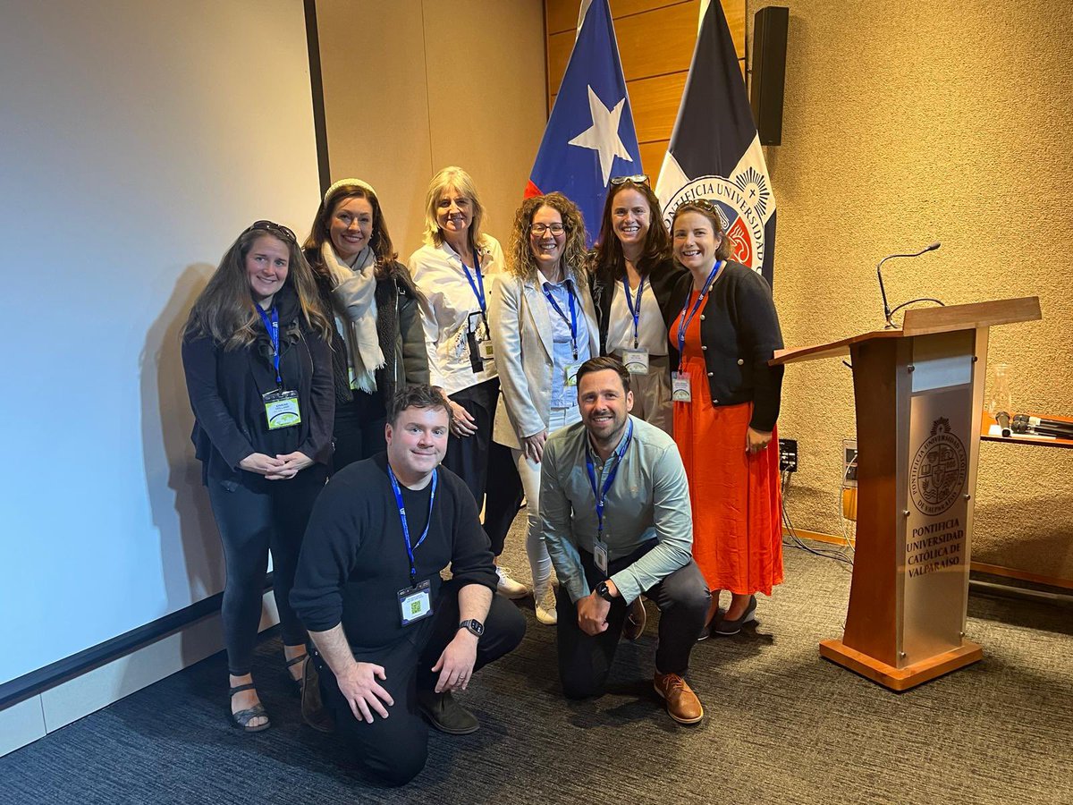 HollandEimear's tweet photo. Great @DCU_IoE presence at the fantastic #lfpl Symposium in Chile. Our ever brilliant @fiona_king_ & colleagues did an amazing job! Looking forward to the next one down under! @LastingerCenter @Cambridge_Uni https://t.co/nAgsf9bnCp