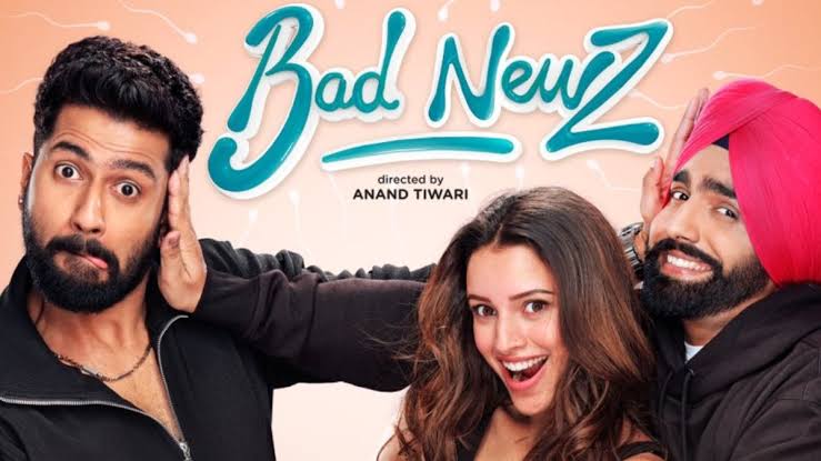 reviewRascal's tweet photo. 🌟🌟 #BadNewzReview

#BadNewz is barely watchable. A sad chemistry of jokes that don't land and a dull script that hardly takes off.

#VickyKaushal's earnest attempt at comedy and a pinch of meta-humor are probably the only things that can help you survive this 2.5 hrs. ordeal. Rest is ordinary.

#TriptiiDimri is hot but that's about it. Those flat expressions soon eclipse the 'bikini clad curves' which aren't helping much beyond pulling a few more eyeballs into the theatres. Word of mouth will soon catchup, unfortunately. 

Screenplay lacks the punch that's needed to ruffle chaos out of the confusion that trailer promised. Background score with that beautiful #SRK song tries pumping up the pace that the story never appears catching up to. Writing is a let down.

Overall, #BadNews is nowhere close to being a laugh riot. Watch it for a few lazy grins here and there and #Vicky's decent performance. Everything else is #TaubaTauba. 

[RR:2/5]