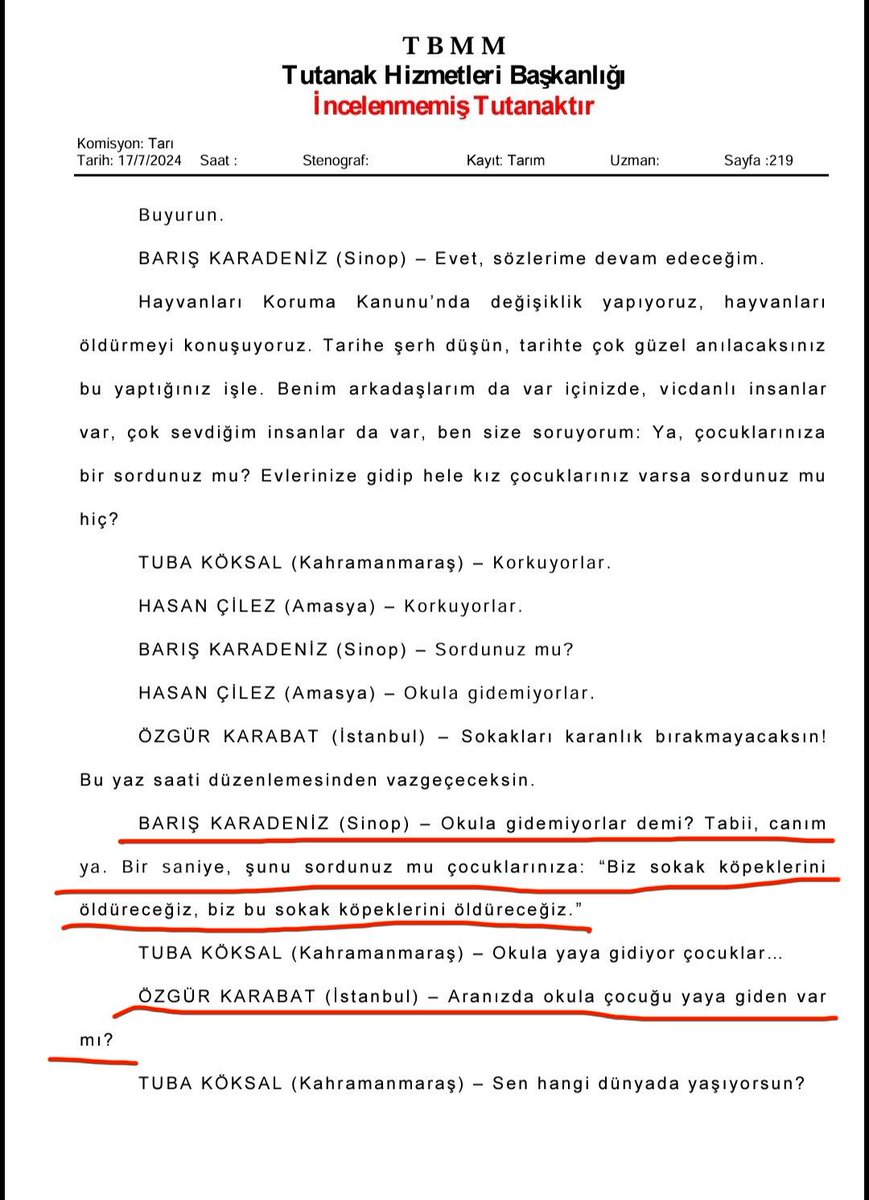 Komisyon tutanakları ortaya çıktı 

 Chpli özgür karabat, çocukların okula servisle gittiğini iddia etmiş. Acaba halktan bir bilgisi var mı?
Çocuklar parka da mı servisle gitsin Sayın karabat

Servis ucretlerinden haberiniz var mı? Servisle gitmeyen çocuklar sokakta parçalamaya