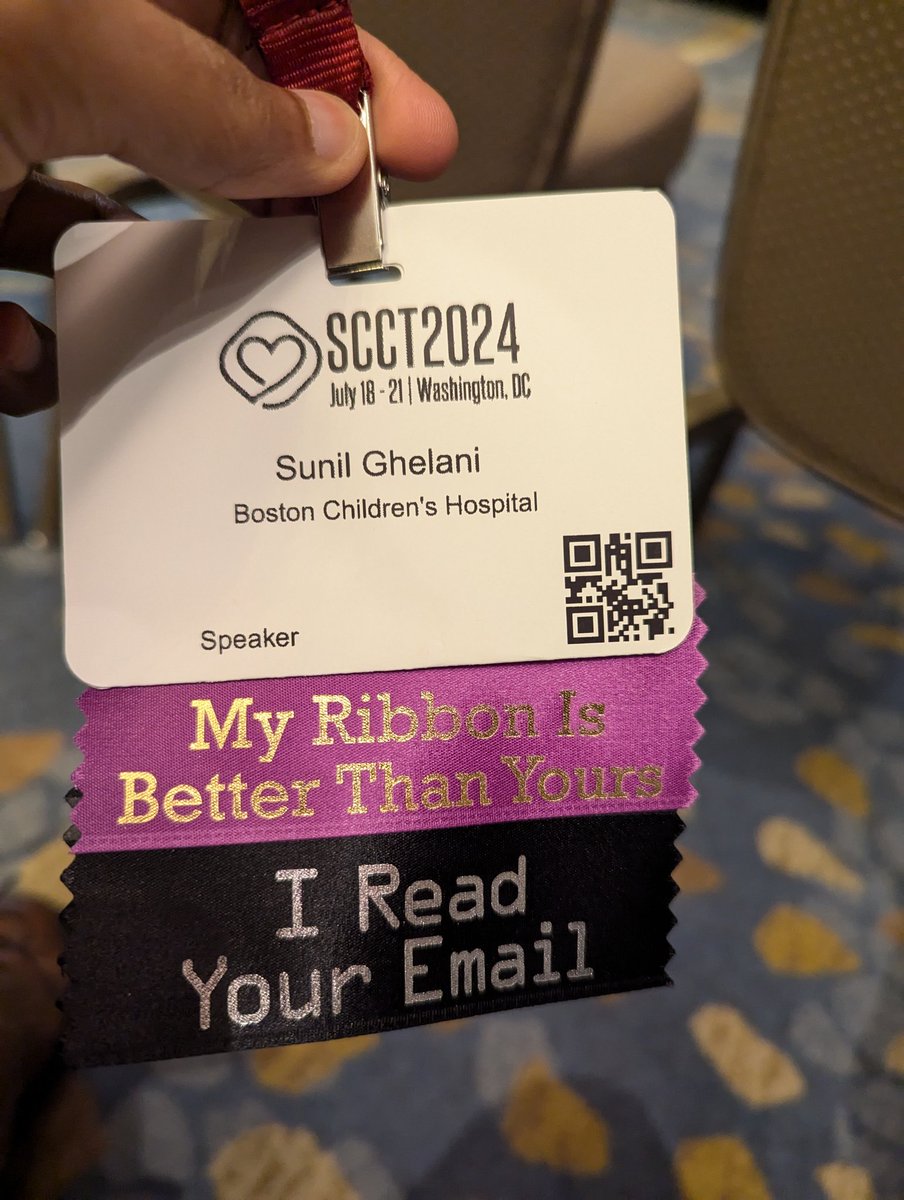 Having a blast at #scct2024 where the ribbons rival stand-up comedy!