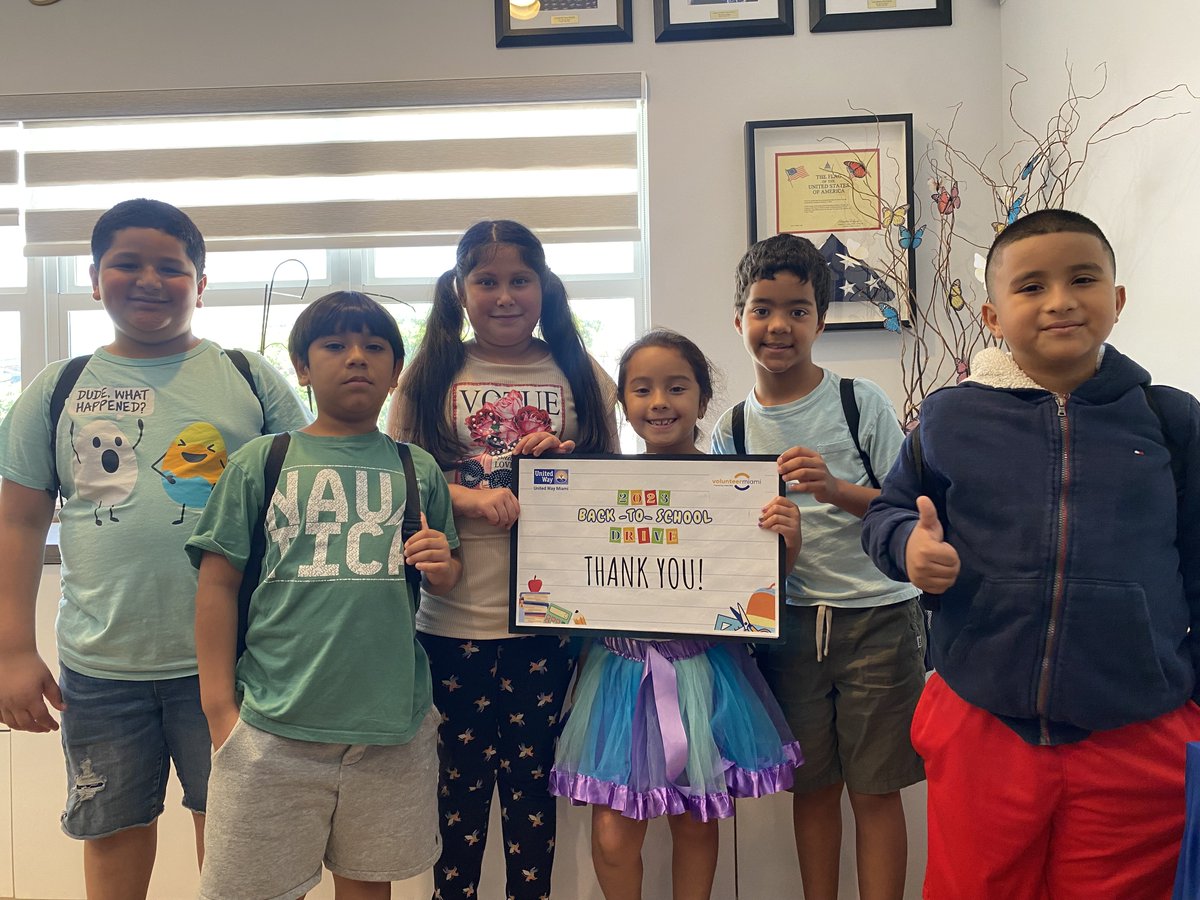 Our #BackToSchool drive is in full swing! YOU can make a difference in a child’s life by donating , purchasing supplies on our <a href="/Amazon/">Amazon</a> Wishlist or hosting your own drive. Let’s ensure every student has what they need to thrive and build a #StrongerMiami!🔗 bit.ly/45OgQZe