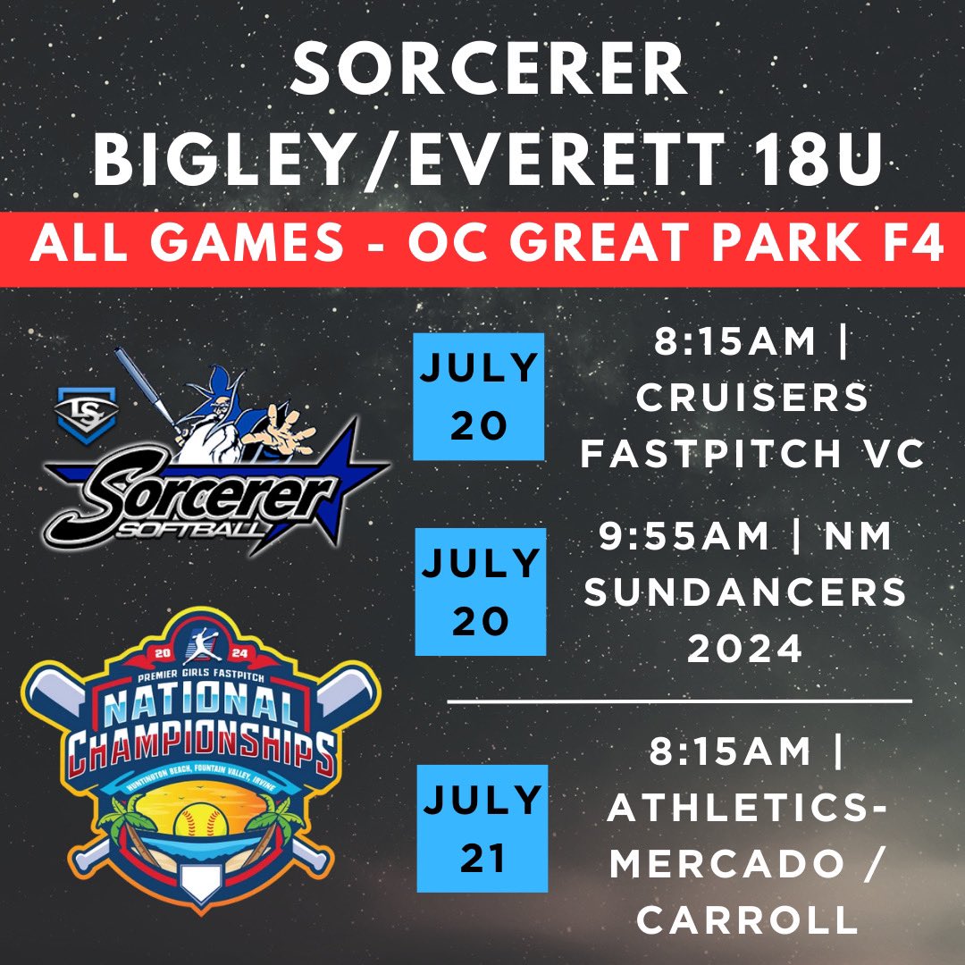 Ashlyn Jubrey 2025 (@ashlynjubrey25) on Twitter photo First game tomorrow at 8:15 AM @ OC Great Park! Come check us out! <a href="/SorcererB_E18U/">Sorcerer Bigley/Everett</a> <a href="/HoyaSoftball/">Georgetown Softball</a> <a href="/Erin_Thorpe/">Erin Thorpe</a> <a href="/LBSUSoftball/">LBSU Softball</a> <a href="/kristi_villar/">Kristi Villar</a> <a href="/e_newellcoach/">Eric Newell</a> <a href="/PGFnetwork/">PGF</a> <a href="/VictoriaHayward/">Victoria Hayward, OLY</a> First game tomorrow at 8:15 AM @ OC Great Park! Come check us out! <a href="/SorcererB_E18U/">Sorcerer Bigley/Everett</a> <a href="/HoyaSoftball/">Georgetown Softball</a> <a href="/Erin_Thorpe/">Erin Thorpe</a> <a href="/LBSUSoftball/">LBSU Softball</a> <a href="/kristi_villar/">Kristi Villar</a> <a href="/e_newellcoach/">Eric Newell</a> <a href="/PGFnetwork/">PGF</a> <a href="/VictoriaHayward/">Victoria Hayward, OLY</a>