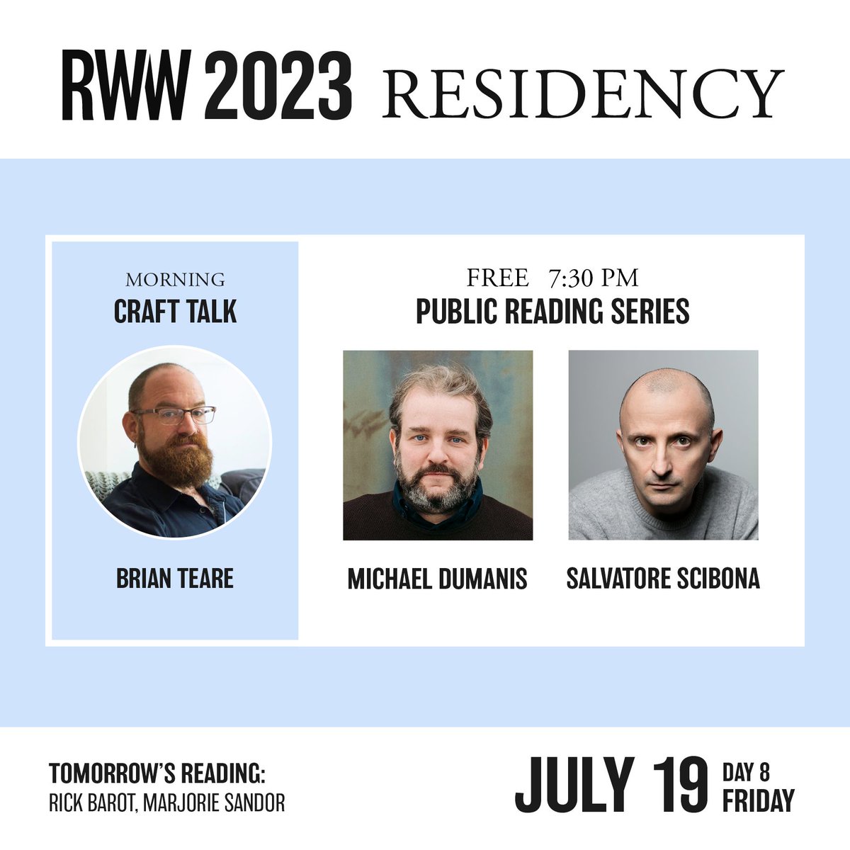 The Rainier Writing Workshop (@plu_rww) on Twitter photo Join us in the #PLU Scandinavian Center tonight as we hear from guests <a href="/MichaelDumanis/">Michael Dumanis</a> and Salvatore Scibona.
#RWW #RWW24 #MFA Join us in the #PLU Scandinavian Center tonight as we hear from guests <a href="/MichaelDumanis/">Michael Dumanis</a> and Salvatore Scibona.
#RWW #RWW24 #MFA