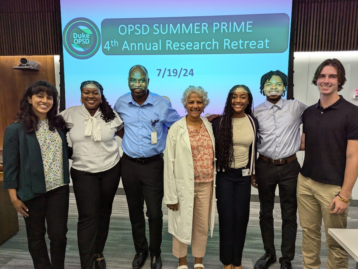 Five excellent undergraduates participated in the <a href="/Duke_PUMP/">Duke Paired Undergraduate Mentoring Program (PUMP)</a> summer research program, and they presented their incredible research today! 

Thank you to Kelechi Anusiem, Chideraa Emma-Ugwuoke, Annika Singh, Matthew Nuzzolo and Katelyn Parker for your hard work! <a href="/DukeHealth/">Duke Health</a>