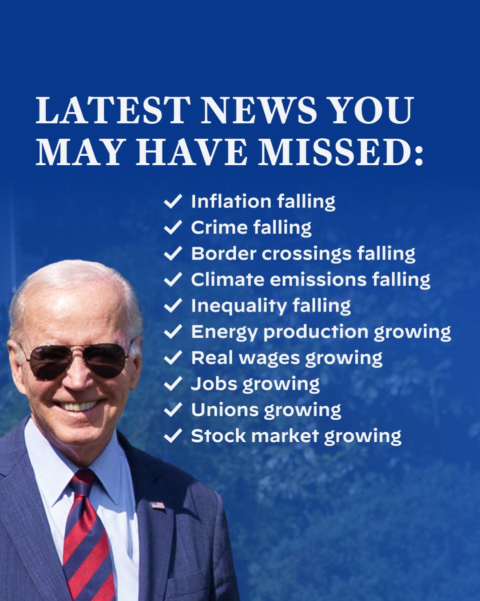 Isellmpls's tweet photo. The media is not excited about President Biden because he’s not full of controversy or conspiracy, he’s about getting the job done which he has done for the past 3 1/2 years. It’s exactly the old saying in regards to journalism, if it bleeds it leads.
#FreshStrong #VoteBiden2024 https://t.co/Kheo4TAiSI