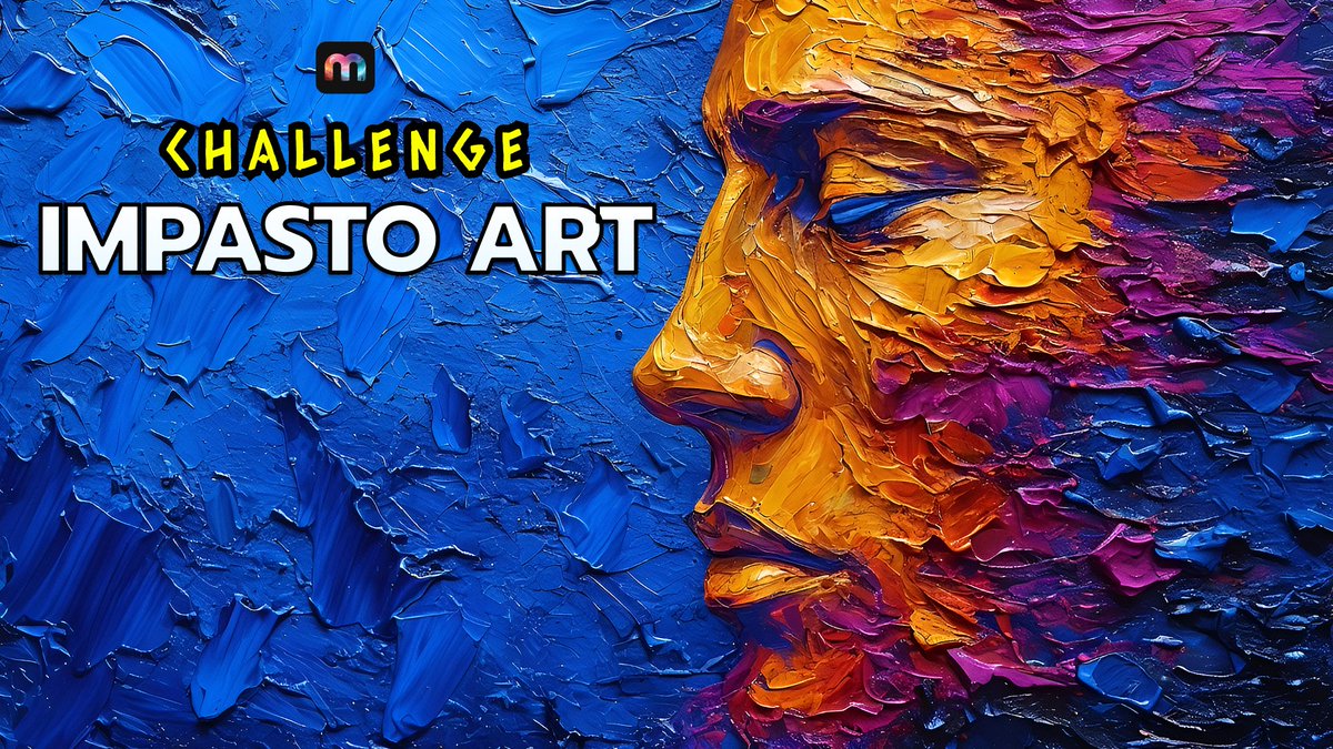 🚨 Join our latest art challenge and explore the captivating world of Impasto! Impasto is an art technique where paint is applied thickly, creating bold, textured brushstrokes that stand out from the canvas. This style has been used by masters like Van Gogh and Rembrandt to add