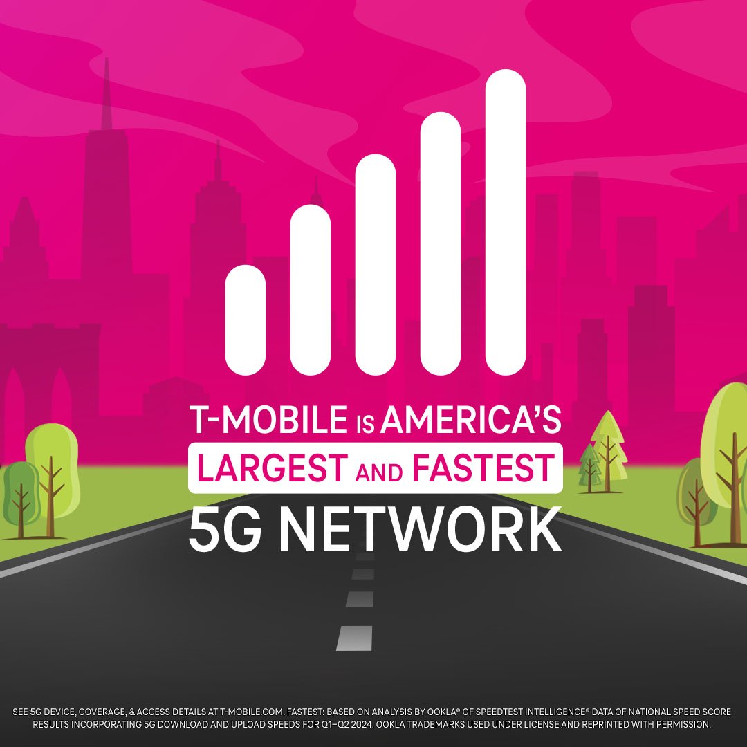 Hot fact: <a href="/TMobile/">T-Mobile</a> covers more of the U.S. with nationwide 5G than AT&amp;T and Verizon combined 👉  ms.spr.ly/6014lr9hw

#TeamMagenta
