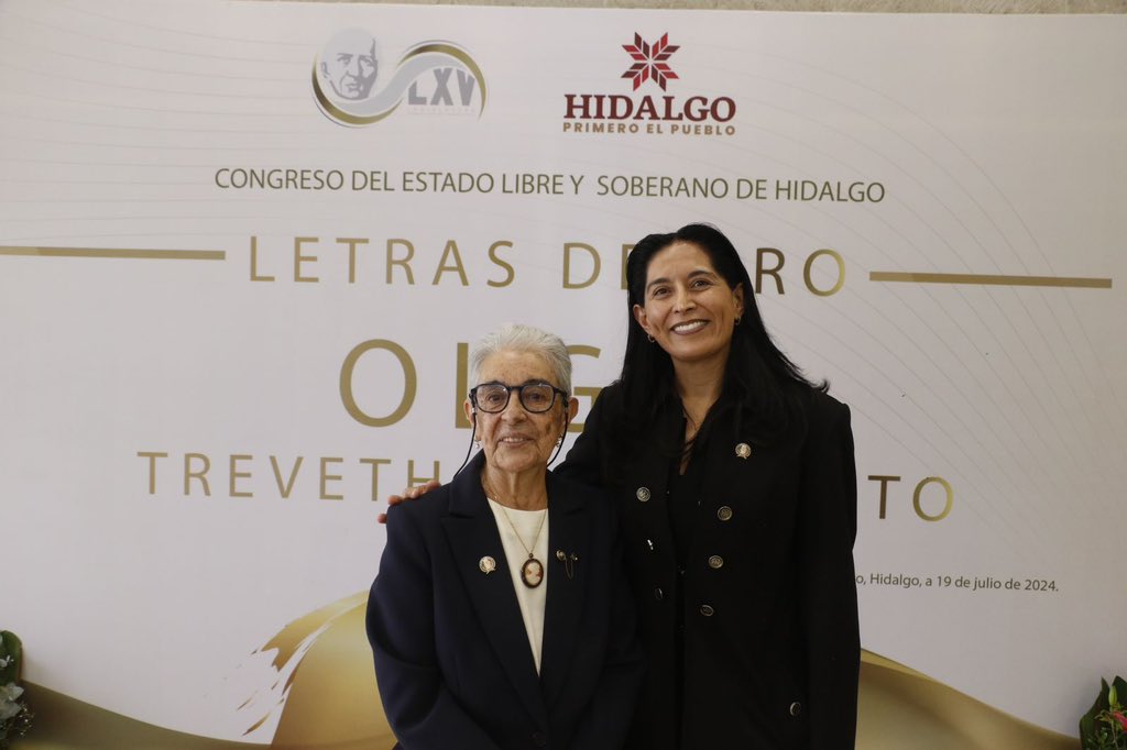 GLPT_Hgo's tweet photo. 📜✨ En #SesiónSolemne, se inscribió con letras de oro en el Muro de Honor del @congresohidalgo Olga Trevethan Cravioto, primera diputada local del estado. 🏛️👏 Este reconocimiento destaca su legado y lucha por los derechos de las mujeres en Hidalgo. 🙌💪#FuerzaPT #PTEsla4T https://t.co/FyNSjsnqoT