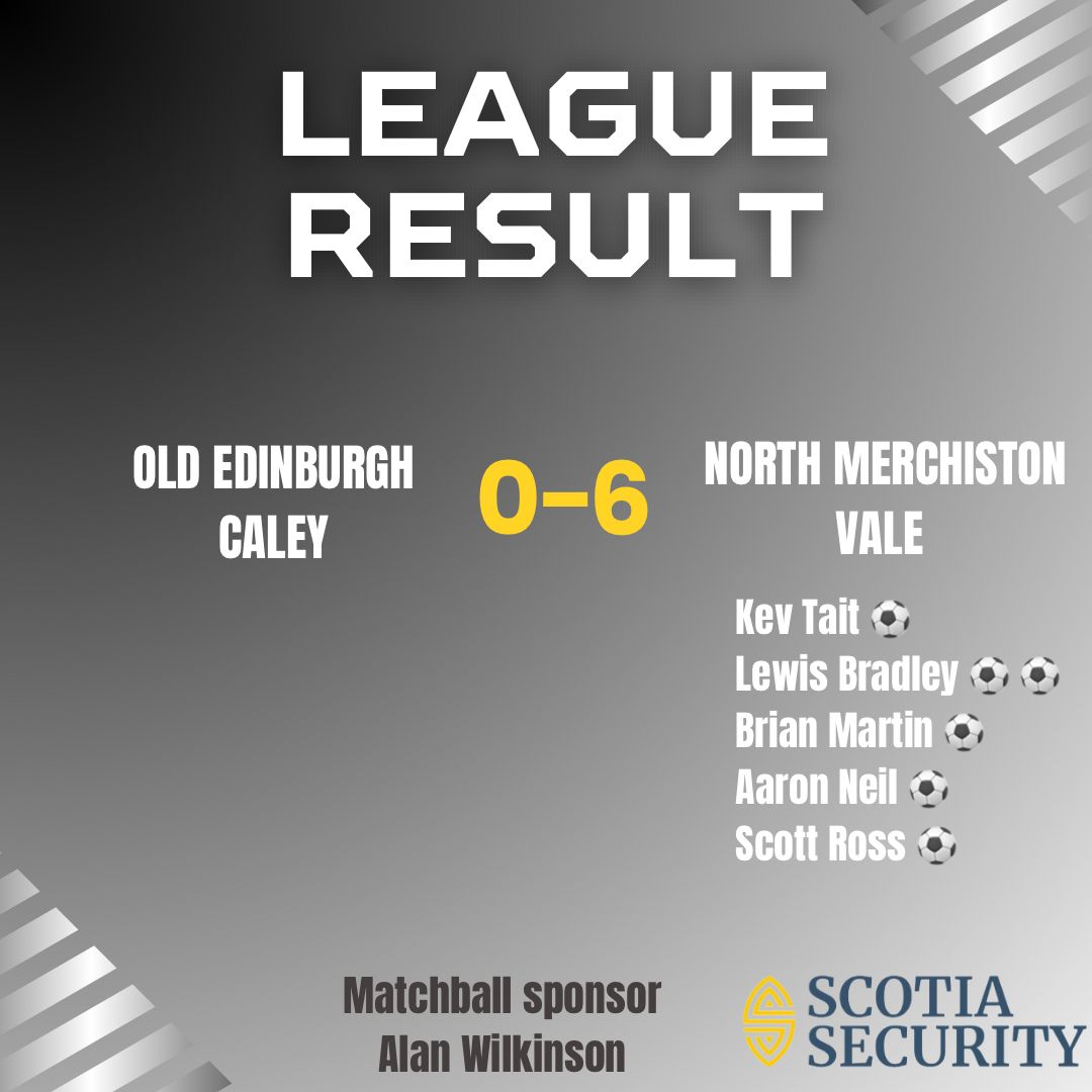 nmvafc35s's tweet photo. Tonight's result. All the best to Caley for their remaining games.

#MTV #35sFridays 🏳🏴🏁🐝 https://t.co/2nbVLtuvaS