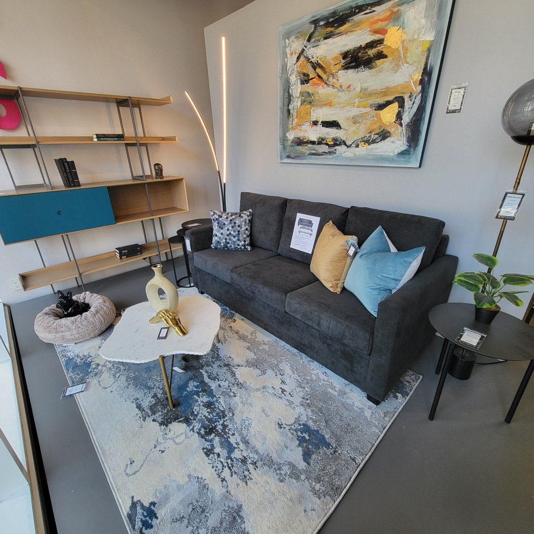 InStyleHomeRugs's tweet image. A bit of inspiration for your weekend! Come by and check out our fresh display window and all of our new available product! #summerfresh #instylehomerugs #torontofurniture #modernfurniture