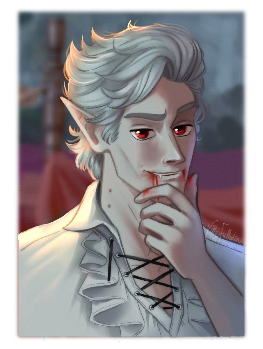 🩸+ Astarion = +1 🙂

#artist #art #BaldursGate3 #Astarion
<a href="/larianstudios/">Larian Studios</a> <a href="/baldursgate3/">Baldur's Gate 3</a>