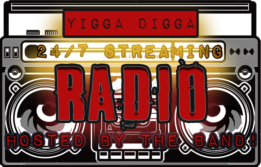 YiggaDigga's tweet photo. We've officially launched YIGGA DIGGA RADIO on our website!!  Streaming 24/7 for FREE, with no ads, &amp; hosted by us! 💀  Just go to https://t.co/KmbBo1ptgf  &amp; hit the play button.  Hope you enjoy the broadcast &amp; excited to hear what everyone thinks of the show 🤘 https://t.co/JxozGPiCRk