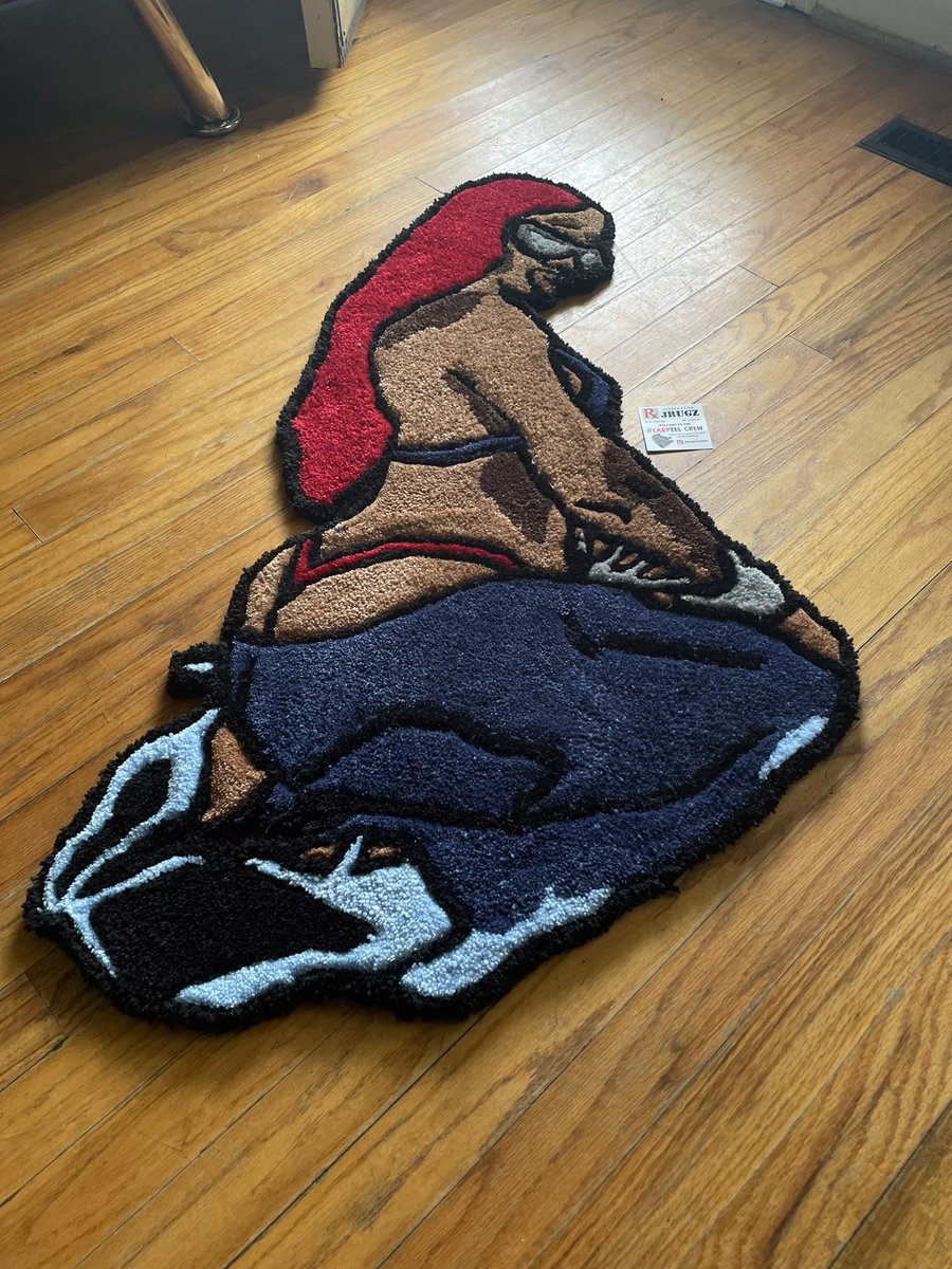 JadaaJuu's tweet photo. TWITTER HELP ME OUT‼️ I made a rug for @SexyyRed314_ ‼️ I'm going to her show Saturday (tomorrow ) and I want to personally give it to her ❤️ Yall @ her so she can see !! HELP MEEE 😭 @SexyyRed314_ https://t.co/lKztguSGn4
