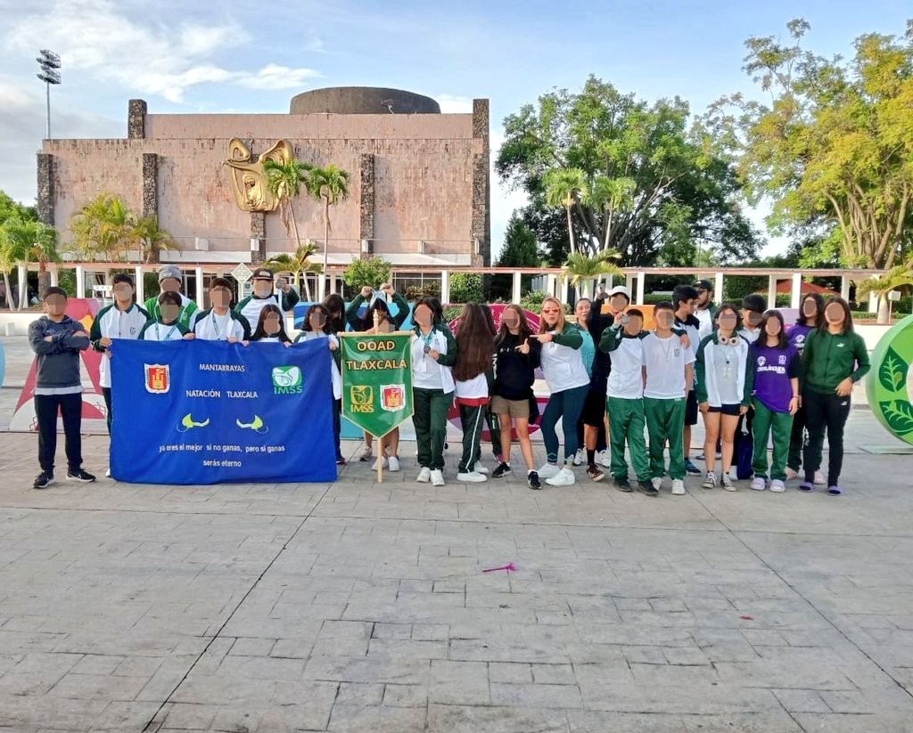 tlaxcalaIMSS's tweet photo. Los equipos representativos del #IMSSTlaxcala que participaron en la cuarta edición de los Juegos Nacionales #ODEIMSS 2024, obtuvieron 7 medallas en las disciplinas de Taekwondo 🥋  y Natación. 🏊‍♀️
🥇 1 de oro
🥈 4 de plata 
🥉 2 de bronce
¡Felicitaciones a las y los deportistas! https://t.co/5R8iIfusbI