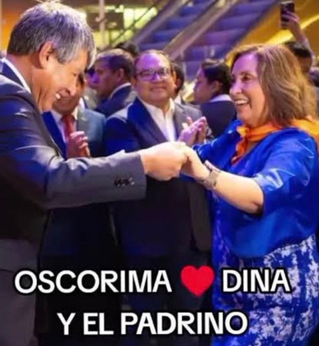 helivillena2's tweet photo. Dina asesina el pueblo te repudia…”.

Mientras Dina: #wayki Oscorima, ya me tienes más ROLEX ? Prestadito nomas. https://t.co/Gs2LsC4aNA
