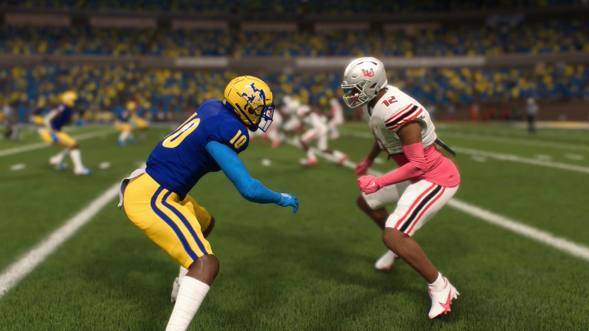 SouthlandSports's tweet photo. IN THE GAME 🏈🎮

We know you needed some Southland Football in College Football 25... so we created all 10 teams.

For PS5 users, look at the user name hillgators32 and download your favorite team!

#GasTankLeague