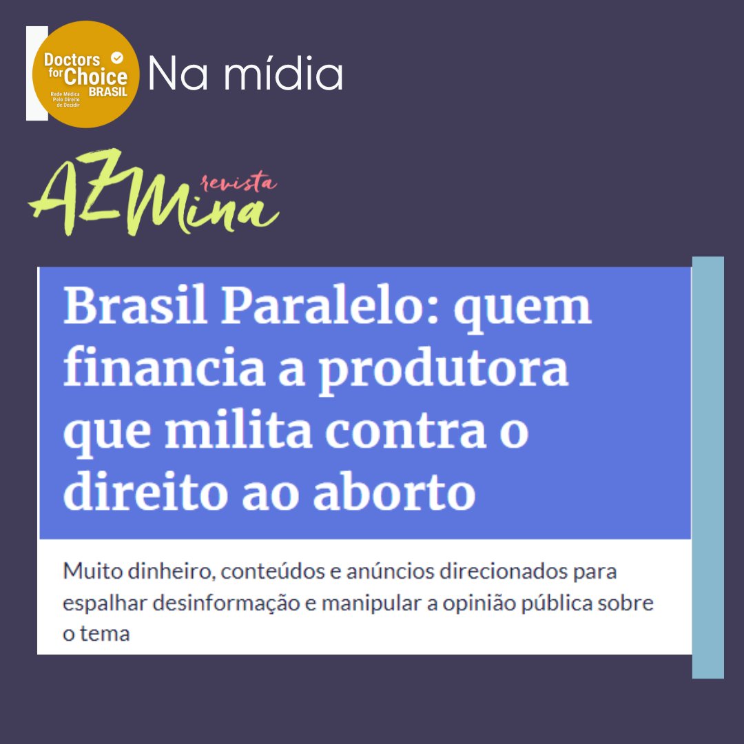 Rede Médica pelo Direito de Decidir tweet media