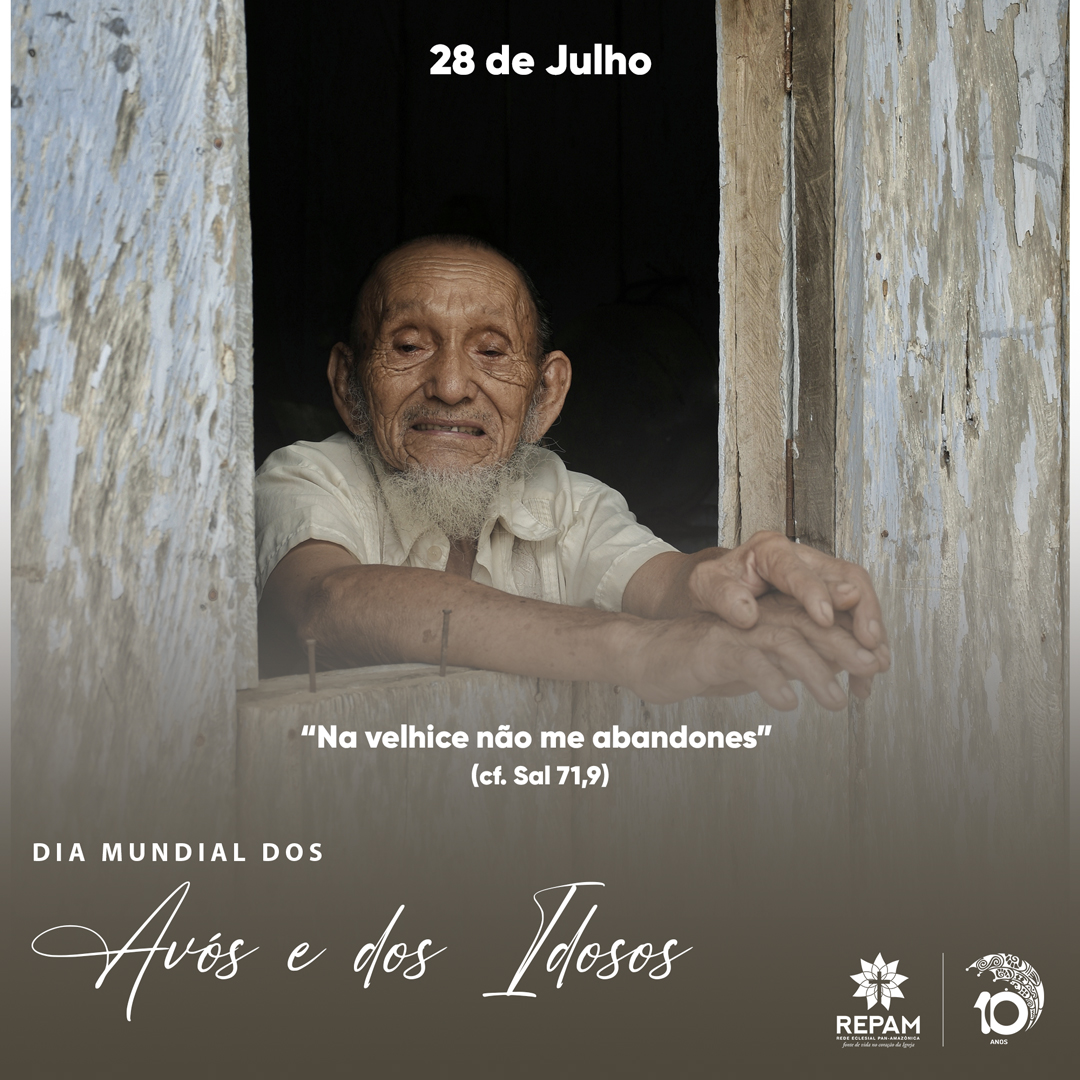 repam_amazonia's tweet image. Este domingo 28 de julio se celebra la IV Jornada Mundial de los Abuelos y de los Mayores, este año con el lema “En la vejez no me abandones” . La fecha pretende inspirar a los jóvenes a respetar el legado de los mayores. 

#jornadamundialdelosabuelosydelosmayores #repam10años