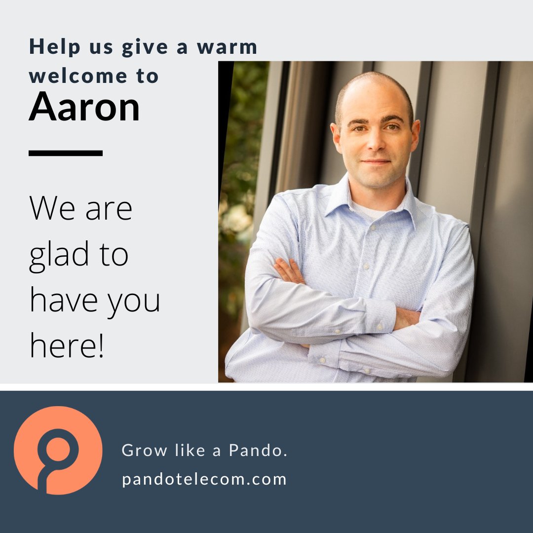 We're excited to welcome Aaron Gollegly to the Pando family as our new VP of DAS Operations! Aaron's expertise and leadership will be invaluable as we continue to innovate and expand. Join us in giving Aaron a warm welcome!