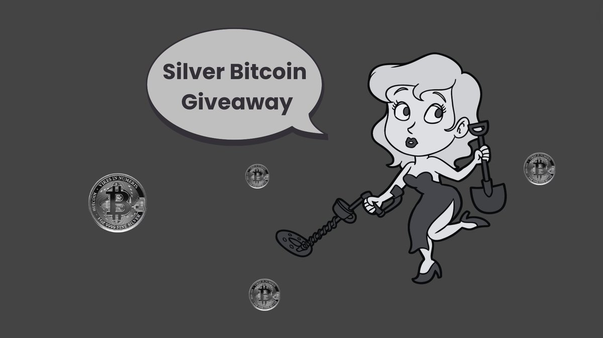DestinationGold's tweet photo. Dear customer, this contest is easy. Add the phrase "Silver Bitcoin" to your order notes. We will raffle off a Silver Bitcoin. The winner will be announced on Destination Gold Twitter aka X, on August 31st, 2024. 
https://t.co/lcpnbV2W4G #Silver #Bitcoin #MetalDetector #Giveaway https://t.co/u44DQe0rrs