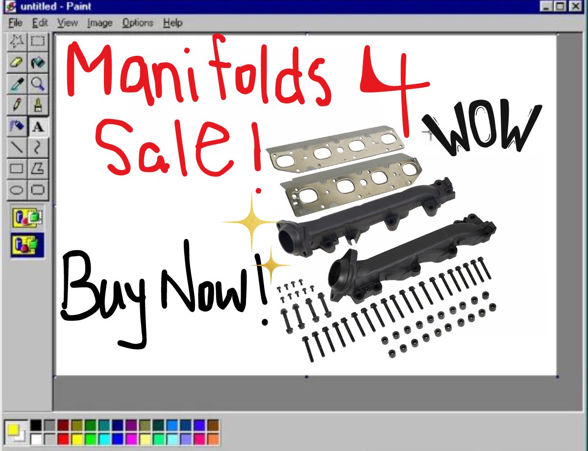 Our graphic designer is on holiday...

But our HEMI Manifolds for the DT RAM are now available! 

us.bddiesel.com/collections/sh…