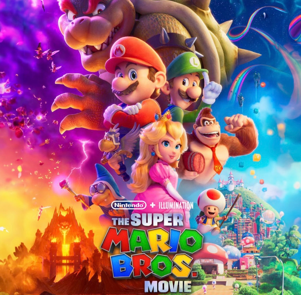 Tomorrow, Sat. 7/20 join us for The Super Mario Brothers Movie at 8:30pm on the plaza. Summer Saturday Family Flicks!