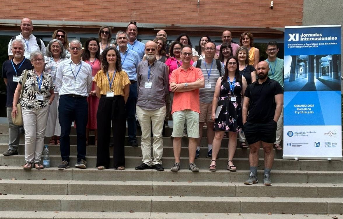 enpepus's tweet photo. Muchas gracias a los organizadores de las XI #Jornadas Internacionales de #Enseñanza y #Aprendizaje de la #Estadística y la #Investigación #Operativa en la @FME_UPC de @la_UPC

Sessión del Grupo de trabajo #genaeio de la @SEIO_ES https://t.co/cNKzKcgNIk
