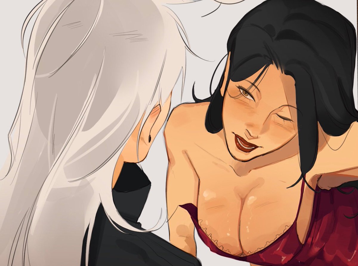 _moomooshi_'s tweet photo. #五夏 #satosugu new batreon post up — I love yuri :) https://t.co/D4wc5pwbRs