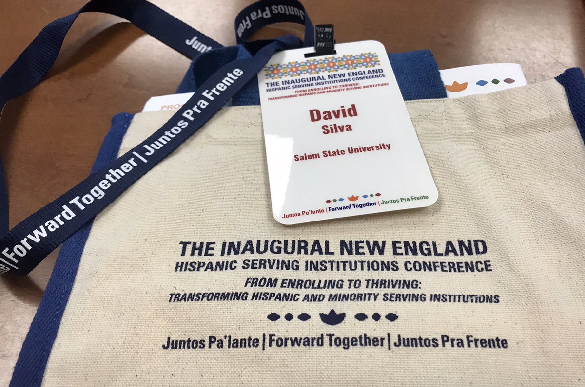 The first-ever New England Hispanic &amp; Minority Serving Institutions Conference held here at <a href="/SalemState/">Salem State</a> is now in the books. What a great event! Kudos to all who led in this endeavor, esp Asst Vice Provost Cynthia Lynch and Asst Vice President Elisa Castillo. Parabéns e obrigado!