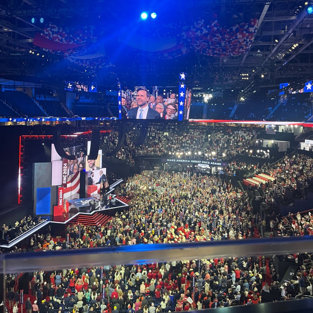 rumbleup's tweet photo. We had an incredible experience at the #RNC2024 in Milwaukee this year! Our team spent time participating in the great events, strategizing with clients for the November election, reconnecting with old friends, and making new ones. 🤝🚀 #RNCinMKE #RumbleUp #politicaltechnology https://t.co/Kpn46plPUV