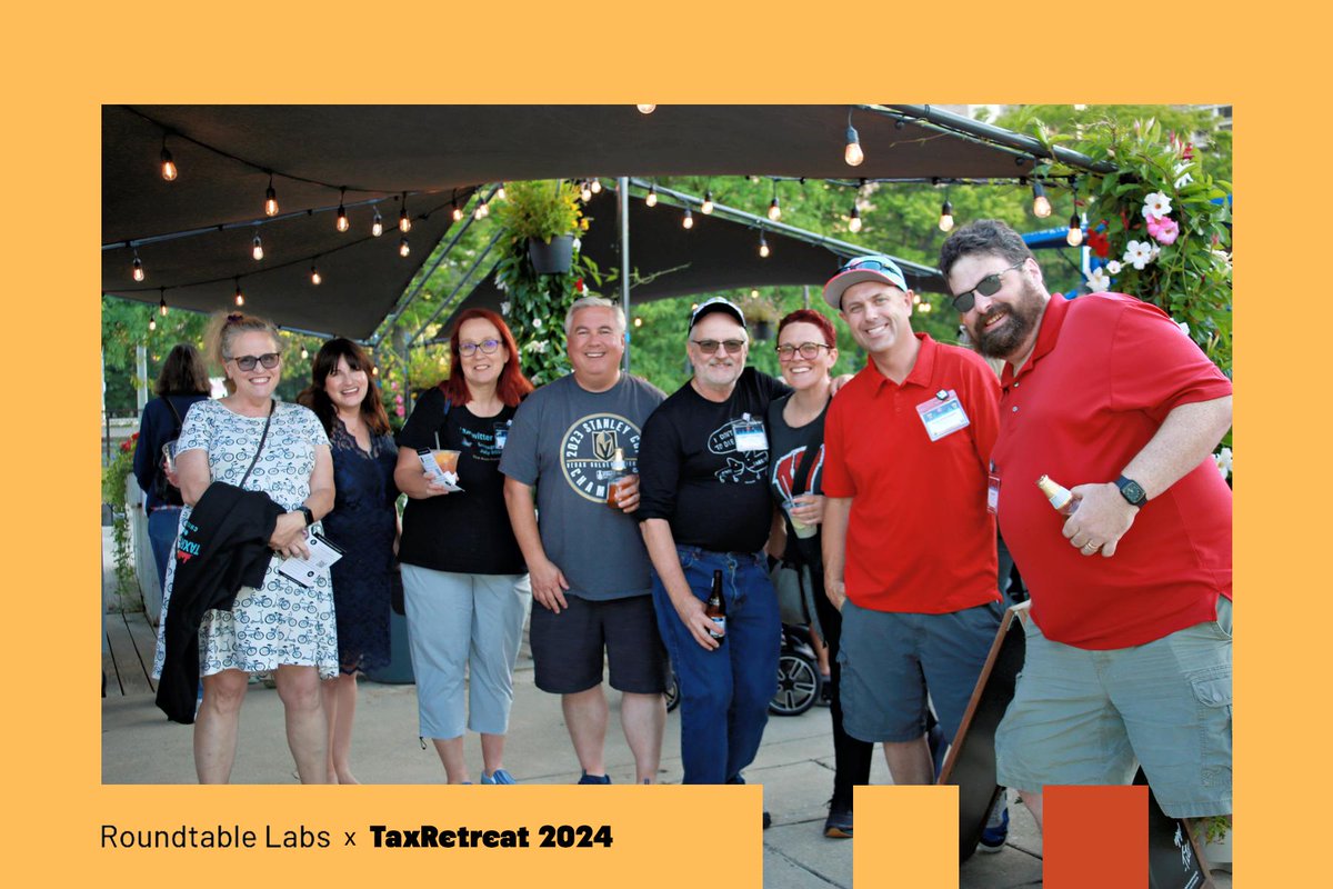 RoundtableLabs's tweet photo. Were you spotted by @EnyaSpicer at yesterday's Happy Hour, #TaxRetreat? πΈ
Check out the full Roundtable Labs x @TaxRetreat gallery here: https://t.co/oNcOt7mYLa
#RoundtableLabs #EventPhotos https://t.co/w118kJV0Rj