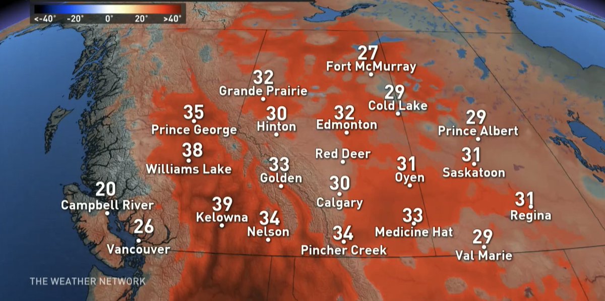 HJamesWrites's tweet photo. This is crazy. Too hot! #weather #heatwave #BCforestfires https://t.co/rkStaaaUd3