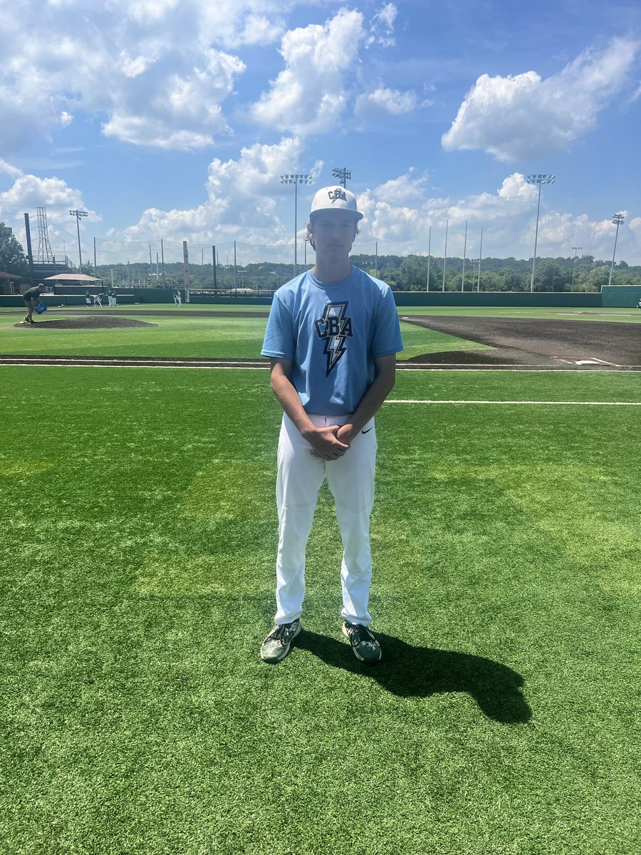 FiveToolSTX's tweet photo. F: CBA Blue 8, Canes Southwest 2025 Showcase 8
PoG: Payton Box 1-3, 3B, 3 RBI
Hitter: Landon Nichols 1-2, RBI https://t.co/FGTSsZMbjH