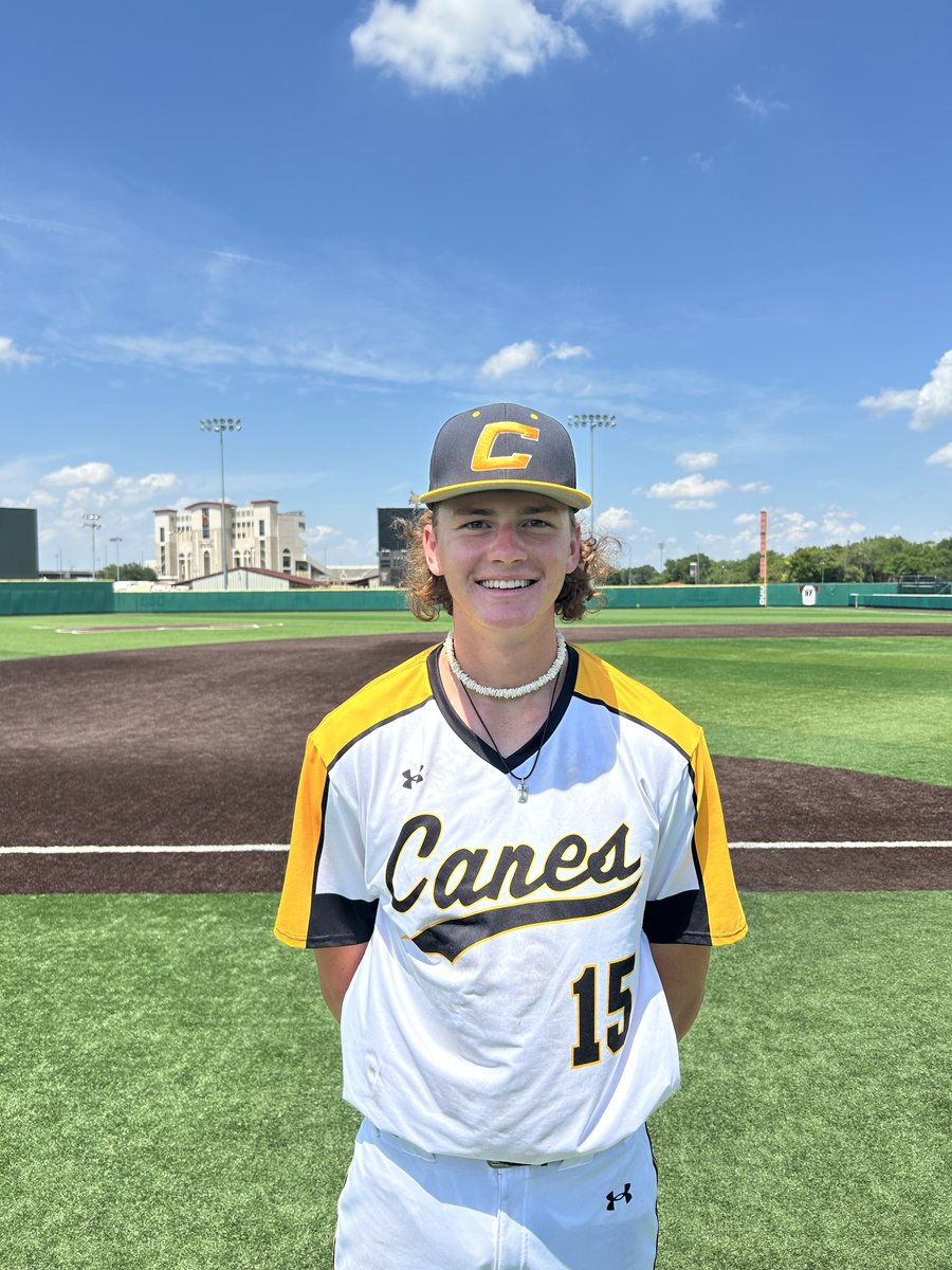 FiveToolSTX's tweet photo. F: CBA Blue 8, Canes Southwest 2025 Showcase 8
PoG: Payton Box 1-3, 3B, 3 RBI
Hitter: Landon Nichols 1-2, RBI https://t.co/FGTSsZMbjH