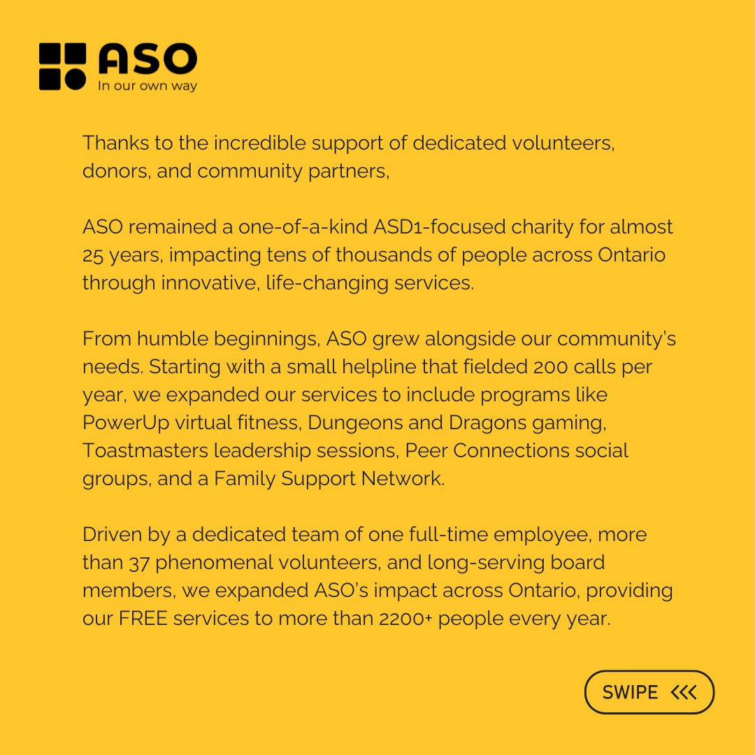 ASO (formerly Aspergers Society of Ontario) tweet media