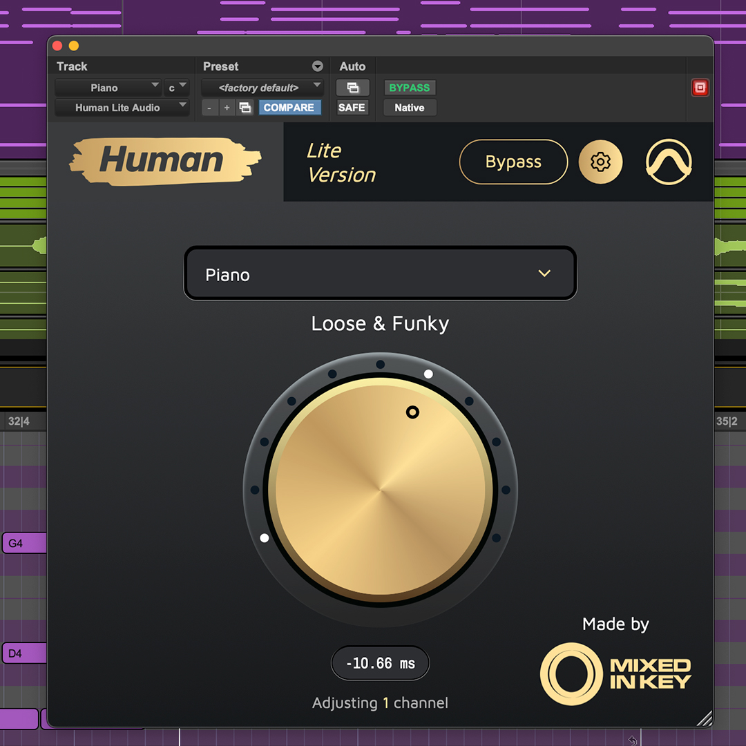Avid's tweet photo. The Human Lite plugin by @MixedInKey adds the organic feel of live musicians to quantized MIDI performances—free with your active subscription or perpetual upgrade plan
▶️ https://t.co/dcT6oztqBD
#humanlite #plugin #mixedinkey #protools #update #midi #musicproduction #avid https://t.co/pUWJi9PHuQ