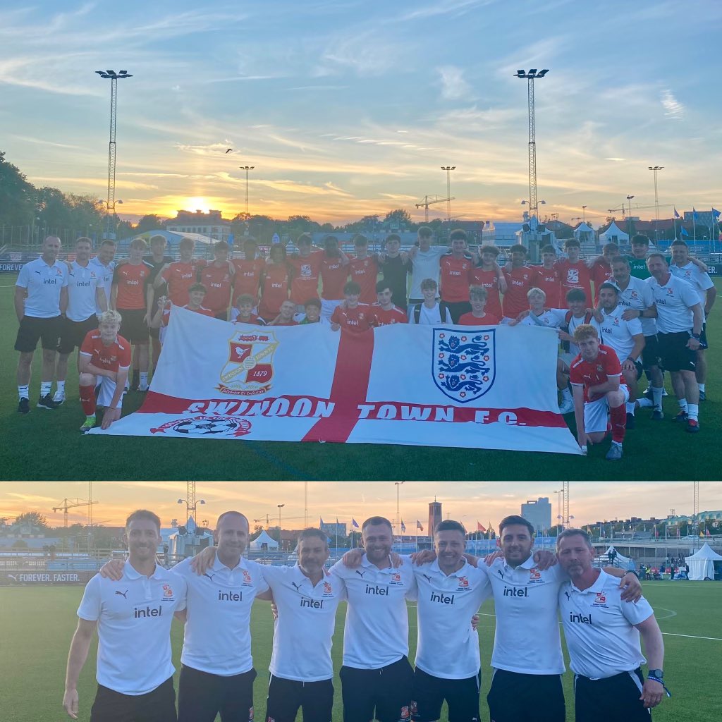 STFCfoundation's tweet photo. THEY’RE IN THE FINAL!🏆 

Our INCREDIBLE U16’s have made the Gothia Cup Final! After a gruelling 3 game day, the STFC ‘Reds’ won their semi-final on penalties against Norwegian side, Ullensaker Kisa!🇳🇴

The stature of this achievement cannot be undermined. 111 teams from all across the globe began their journey last week at the largest youth football tournament in the world, and the last two standing are STFC ‘Red’ & AFC Eskilstuna 🌍🇸🇪

A special day for all of our players. They’ve now relishing the experience of playing in Gamla Ullevi Stadium, in front of anticipated crowd of 5000! 

#WherePeopleMatter #ProudToBeSwindon 🔴⚪️