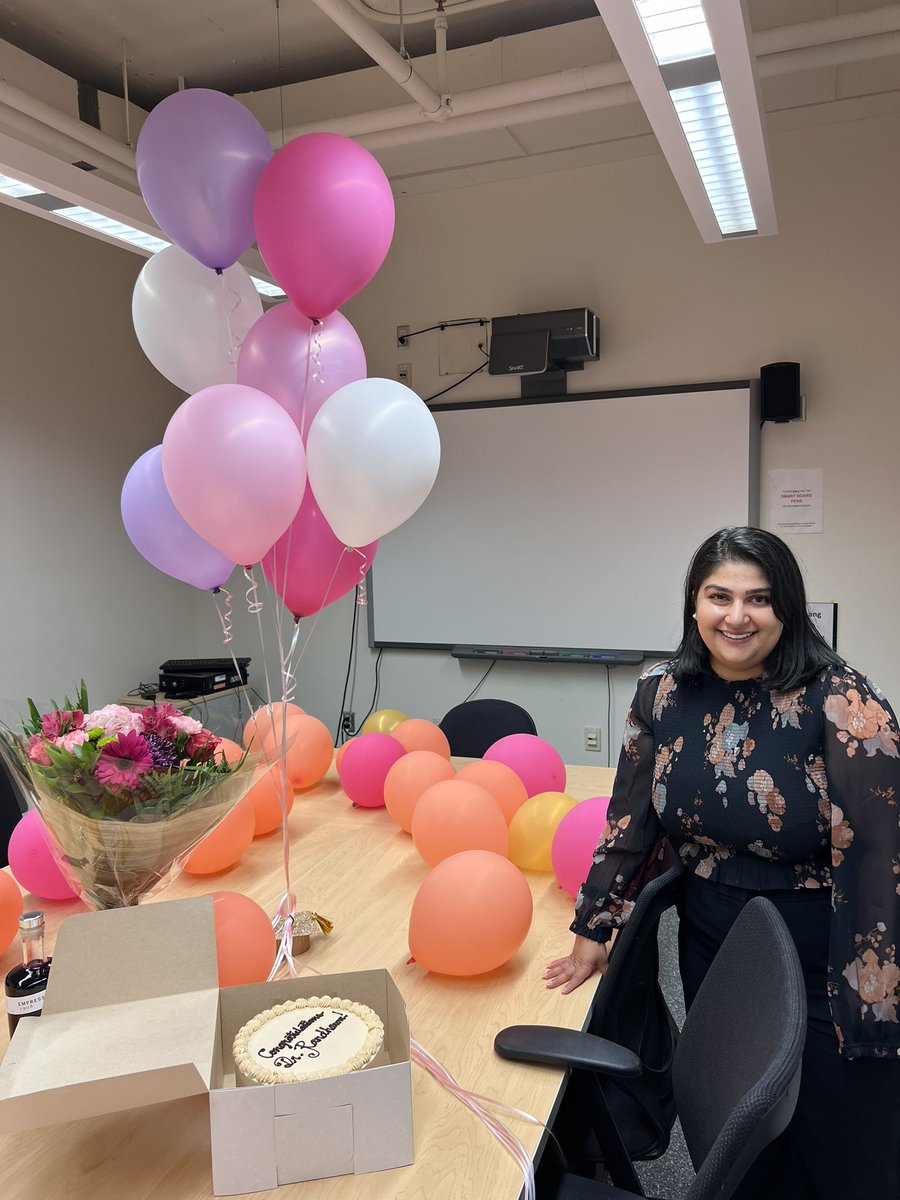 I defended my PhD last week and want to thank all my friends and family who made the day so special &amp; for all the love and support over the years. Had the best time in the Ramogida group! I really enjoyed all the research I had the opportunity to do in the nuclear medicine field.