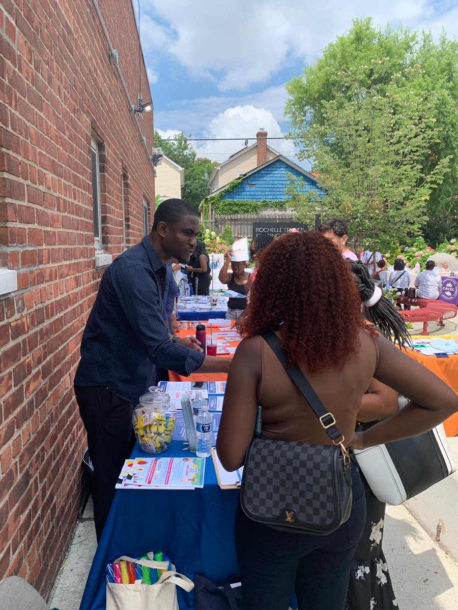 NYCImmigrants's tweet photo. Our team attended a #CommunityBabyShower event in #Brooklyn on Utica Ave this week! It was great connecting with local Haitian families to share info on city resources. @FDNY, @CAMBAInc, Day Care Council of New York, & many other CBOs also helped visitors with resources. https://t.co/2bQQ5tK7XW