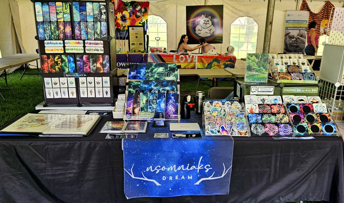 All set up for London Pride festival this weekend

First outdoor event ever - very exicted for the days ahead! 🌈🌟