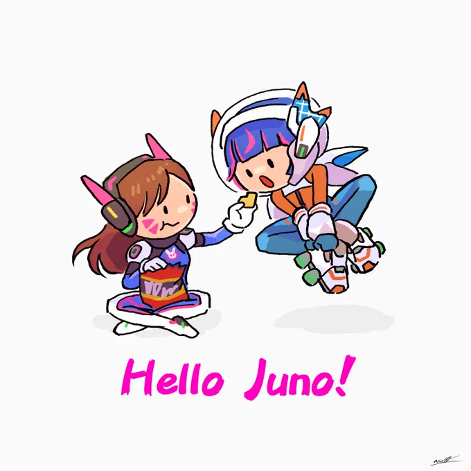 Hello Juno!オーバーウォッチ/ジュノ#OverwatchFanart #Overwatch2 