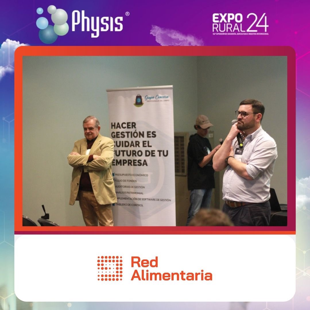Redalimentaria's tweet photo. 🌾 ¡En el primer día de la Exposición Rural, Physis Informática y Grupo Cencerro ofrecieron una charla sobre Control de Gestión! 📊 
Ezequiel Cruz, Lic. en Administración Agropecuaria, presentó nuevas metodologías para maximizar la rentabilidad de la empresa agropecuaria. 🌱👨‍💼 https://t.co/rtCBI3MBiE