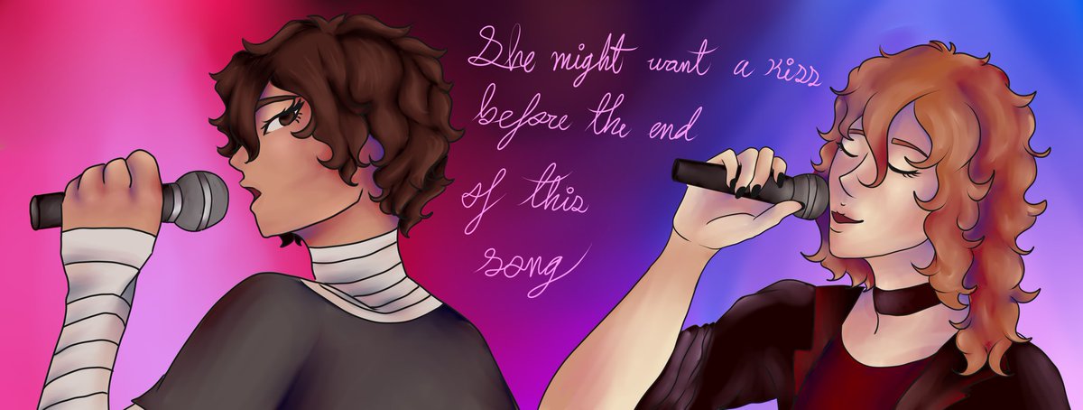 ILY_R4NPO's tweet photo. after a huge hiatus, I'm back with my piece for #BSDMusicalChronicles
@bsdchronicles !! in Collab with @milezuba (see her piece in the thread!)
song: Lover's rock - TV girl https://t.co/bD1mYB1pvT